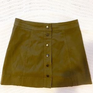Madewell Button Up Skirt